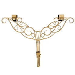 24" Antler Gold Decorative Adjustable Wreath Hanger -Beauty Wreaths Shop dvlc v 10909 gld 002 09592.1667604798