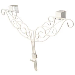 24" White Antler Unique Adjustable Christmas Wreath Hanger -Beauty Wreaths Shop dvlc v 10909 wht 004 71700.1667556988