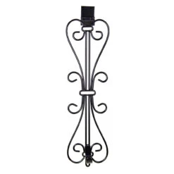 19.5" Black Decorative Adjustable Wreath Hanger -Beauty Wreaths Shop dvlc v 20537 blk 004 40419.1667604810