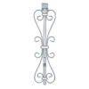 19.5" Silver Decorative Adjustable Wreath Hanger -Beauty Wreaths Shop dvlc v 20537 slv 001 76867.1667604815