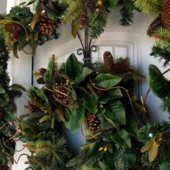 19.5" Brown Unique Adjustable Christmas Wreath Hanger -Beauty Wreaths Shop dvlc v 20537 008 16613.1667557005