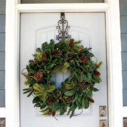 19.5" Bronze Colonial Unique Adjustable Christmas Wreath Hanger -Beauty Wreaths Shop dvlc v 20569 006 24430.1667557007