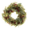 30" Green Christmas Winter Frost LED Artificial Wreath - Pre-Lit -Beauty Wreaths Shop dvlc v 20677 001 85988.1667429534