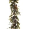 9' Battery Operated Green Rustic White Berry LED Artificial Christmas Garland - Warm Clear Lights -Beauty Wreaths Shop dvlc v 20686 001 50584.1667533493