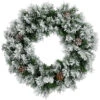 36" Snowy Flocked Angel Pine With Pine Cones Artificial Christmas Wreath - Unlit -Beauty Wreaths Shop ef7n4q96oqopzejmvnwscejxd910672o 60685.1667327475