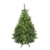 4.5' Pre-Lit Full Ashcroft Cashmere Pine Artificial Christmas Tree, Warm Clear LED Lights