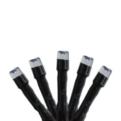 368 White LED 8-Function Christmas Lights - 90 Ft Black Wire