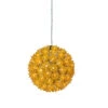 7.5" Yellow Lighted Hanging Starlight Sphere Ball Christmas Decor -Beauty Wreaths Shop gki 100028012 04561.1667507609