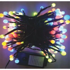 200 Multicolor LED G10 Berry Christmas Lights - 16.5 Ft Green Wire -Beauty Wreaths Shop hofert203628 02 19127.1667578104