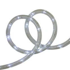 LED White Twinkle Christmas Rope Lights - 18 Ft Clear Wire -Beauty Wreaths Shop hofert 1380 02t 2 36435.1667575817