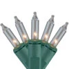 Set Of 100 Clear Everglow Mini Icicle Christmas Lights - Green Wire -Beauty Wreaths Shop hofert 1762 02 1 28009.1667657906