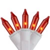 Set Of 100 Amber Orange Everglow Icicle Christmas Lights - White Wire -Beauty Wreaths Shop hofert 1762 26 1 21784.1667664452
