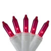 100-Count Pink Mini Icicle Christmas Lights, 4.6ft White Wire 1 100-Count Pink Mini Icicle Christmas Lights, 4.6ft White Wire -Beauty Wreaths Shop hofert 1762 27 31621.1667663998