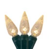 70 Warm White LED Faceted C6 Twinkling Christmas Lights - 23.5 Ft Green Wire -Beauty Wreaths Shop hofert 2870 32t 1 84604.1667578369