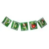 10-Count Green And Red Shimmering "PEACE" Lighted Mini Christmas Garland, 4.5ft White Wire -Beauty Wreaths Shop impact 95090 04230.1667491237