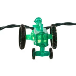 Set Of 10 Country Heritage Green Farm Tractor Christmas Lights - 9 Ft Green Wire -Beauty Wreaths Shop ksa20ul0527gr 7 70061.1667509412