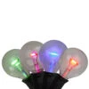 10-Count Multi Colored G40 Globe Patio Lights, 7 Ft Black Wire -Beauty Wreaths Shop ksa ul1726 1 91683.1667513815