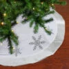 48" White And Silver Embroidered Sequin Snowflakes Tree Skirt -Beauty Wreaths Shop ksrym68aott2ccfpmovxsamygcaxdaxr 65678.1667569565