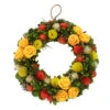 Orange And Yellow Flowers With Moss And Twig Artificial Floral Spring Wreath, 12-Inch -Beauty Wreaths Shop lu4btocwsnruxhga6kmjv3ohmx2qfflk 74945.1667661995