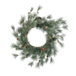 Mixed Pine Cones Artificial Christmas Wreath - 26-Inch, Unlit