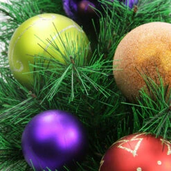 24" Pre-Decorated Multi-Color Ornament Long Needle Pine Artificial Christmas Teardrop Swag - Unlit -Beauty Wreaths Shop nd9ybmlpcdknbzervkeamrqrmz9xixti 76028.1667663110