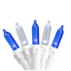 50-Count Blue And White LED Mini Christmas Lights, 16.25ft White Wire -Beauty Wreaths Shop nl02516201 92722.1667491234