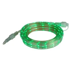Green LED Outdoor Christmas Linear Tape Lighting - 30 Ft Clear Tube -Beauty Wreaths Shop nn20led20lt fcb 2w 2835 1 10ft 120v g 99915.1667662670