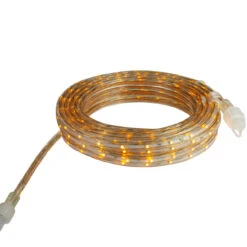 30' Amber LED Outdoor Christmas Linear Tape Lighting -Beauty Wreaths Shop nn20led20lt fcb 2w 2835 1 30ft 120v y 84201.1667662668