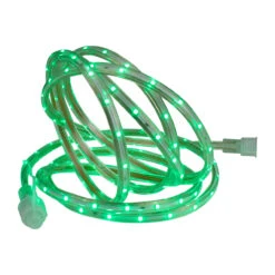 Green LED Outdoor Christmas Linear Tape Lighting - 30 Ft Clear Tube -Beauty Wreaths Shop nn led lt fcb 2w 2835 1 30ft 120v g 2 17497.1667662670