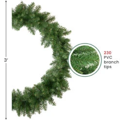 Buffalo Fir Artificial Christmas Wreath, 36-Inch, Unlit 7 Buffalo Fir Artificial Christmas Wreath, 36-Inch, Unlit -Beauty Wreaths Shop northlight z99652 info 77630.1684419790