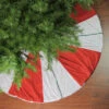 48" Red And White Peppermint Twist Stripes Christmas Tree Skirt -Beauty Wreaths Shop northlight20580006go 1 30062.1667488292