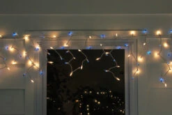 50 Blue And Clear Mini Window Curtain Icicle Christmas Lights - 2.6 Ft White Wire 7 50 Blue And Clear Mini Window Curtain Icicle Christmas Lights - 2.6 Ft White Wire -Beauty Wreaths Shop northlight20ha16039 1 52508.1667662180