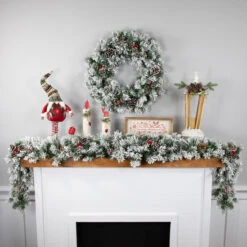 6.75' X 12" Flocked Angel Pine And Pine Cones Artificial Christmas Garland - Unlit 6 6.75' X 12" Flocked Angel Pine And Pine Cones Artificial Christmas Garland - Unlit -Beauty Wreaths Shop northlight20v15090 info 05124.1667327474