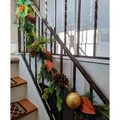 5' X 5" Green And Brown Pine Cones Artificial Christmas Garland - Unlit -Beauty Wreaths Shop northlight20vm37816 cxpic 54598.1669141295