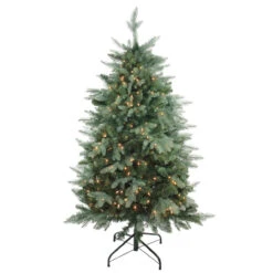 4.5' Pre-Lit Medium Washington Frasier Fir Artificial Christmas Tree - Clear Lights