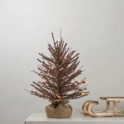 18" Pre-Lit Potted Warsaw Twig Artificial Christmas Tree - Clear Lights -Beauty Wreaths Shop northlight b03907 6 18644.1667530572