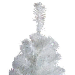 4' Slim White Tinsel Artificial Christmas Tree - Unlit -Beauty Wreaths Shop northlight b83499 2 41142.1667661969