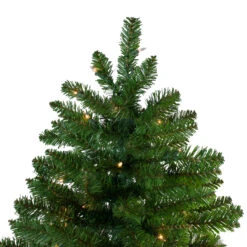 12' Pre-Lit Eastern Pine Slim Artificial Christmas Tree - Clear Lights -Beauty Wreaths Shop northlight b84727 1 57382.1667663163