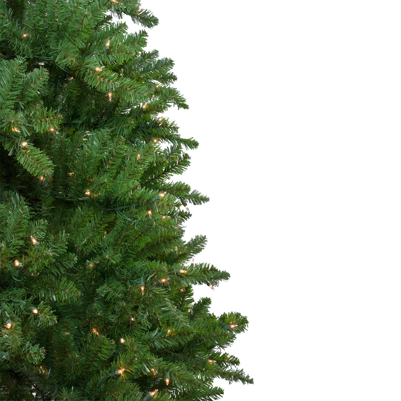10' Pre-Lit Slim Eastern Pine Artificial Christmas Tree - Clear Lights 7 10' Pre-Lit Slim Eastern Pine Artificial Christmas Tree - Clear Lights - Image 5