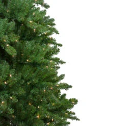 7.5' Pre-Lit Slim Eastern Pine Artificial Christmas Tree - Clear Lights -Beauty Wreaths Shop northlight b84727 2 93808.1667592769