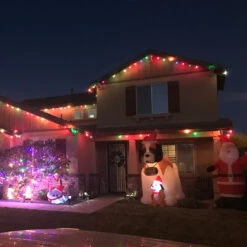 25-Count Transparent Multi-Color C9 Twinkle Christmas Light Set, 24ft Green Wire -Beauty Wreaths Shop northlight c42gc212 cxpic 07377.1677519757