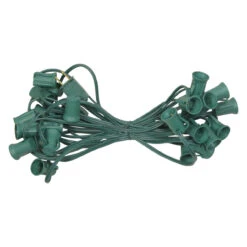 25' Green Commercial C9 Christmas Light Socket Set -Beauty Wreaths Shop northlight dl16008 3 61723.1667534186