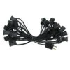 25' Commercial C9 Christmas Light Socket Set - 12" Spacing 18 Gauge Black Wire -Beauty Wreaths Shop northlight dl16009 78965.1667534185