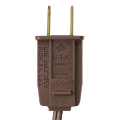 25' Commercial C9 Christmas Light Socket Set - 12" Spacing 18 Gauge Brown Wire -Beauty Wreaths Shop northlight dl16010 2 25321.1667534187