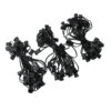 100' Black Commercial C9 Christmas Light Socket Set -Beauty Wreaths Shop northlight dl16013 70648.1667533806