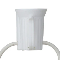 50' White Commercial C9 Christmas Light Socket Set -Beauty Wreaths Shop northlight dl16015 1 74631.1667534188