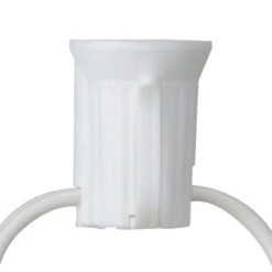 100' White Commercial C9 Christmas Light Socket Set -Beauty Wreaths Shop northlight dl16016 1 02174.1667640152