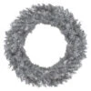 36" Silver Tinsel Artificial Christmas Wreath, Unlit -Beauty Wreaths Shop northlight gb91009 57005.1667573276