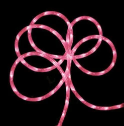Pink LED Commercial Grade Outdoor Christmas Rope Lights - 150 Ft