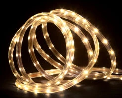 288' Warm White LED Commercial Grade Outdoor Christmas Rope Lights